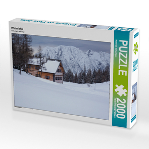 CALVENDO Puzzle Winteridyll 2000 Teile Lege-Größe 90 x 67 cm Foto-Puzzle Bild von Matthias Schaefgen