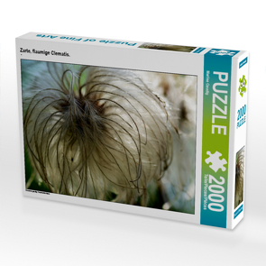 CALVENDO Puzzle Zarte, flaumige Clematis. 2000 Teile Lege-Größe 90 x 67 cm Foto-Puzzle Bild von Marlise Gaudig