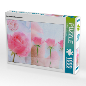 CALVENDO Puzzle Zarte Rosenkomposition 1000 Teile Lege-Größe 64 x 48 cm Foto-Puzzle Bild von (c) 2019 by insideportugal