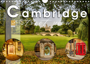 Cambridge street view (Wandkalender 2021 DIN A4 quer) von Schöb,  Monika