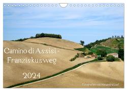 Camino di Assisi – Franziskusweg (Wandkalender 2024 DIN A4 quer), CALVENDO Monatskalender von Luef,  Alexandra