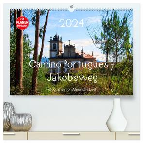 Camino Portugues – Jakobsweg (hochwertiger Premium Wandkalender 2024 DIN A2 quer), Kunstdruck in Hochglanz von Luef,  Alexandra