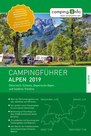 Camping.info Campingführer Alpen 2019