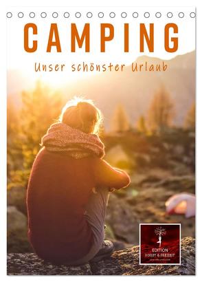 Camping – unser schönster Urlaub (Tischkalender 2024 DIN A5 hoch), CALVENDO Monatskalender von Roder,  Peter