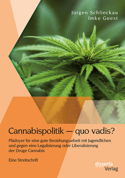 Cannabispolitik – quo vadis? Plädoyer für eine gute Beziehungsarbeit mit Jugendlichen und gegen eine Legalisierung oder Liberalisierung der Droge Cannabis von Geest,  Imke, Schlieckau,  Jürgen