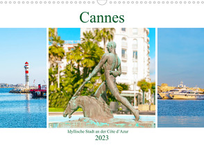 Cannes – idyllische Stadt an der Côte d’Azur (Wandkalender 2023 DIN A3 quer) von Schwarze,  Nina