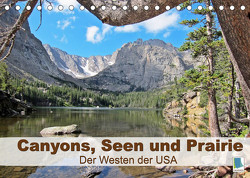 Canyons, Seen und Prairie: Der Westen der USA (Tischkalender 2022 DIN A5 quer) von CALVENDO