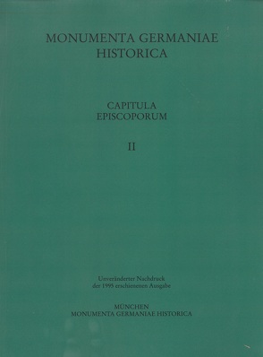 Capitula episcoporum, Teil 2 von Pokorny,  Rudolf, Runge,  Wolf D, Stratmann,  Martina