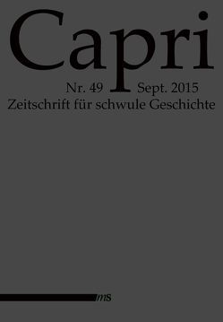 Capri von Bauer,  J Edgar, Herzer,  Manfred, Hirschfeld,  Magnus, Soetaert,  Hans-Peter