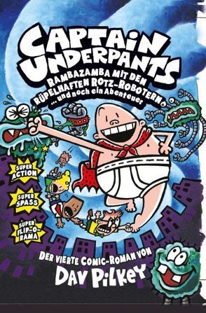 Captain Underpants von Kentopf,  Sanni, Pilkey,  Dav