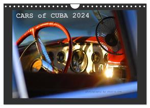 CARS of CUBA 2024 (Wandkalender 2024 DIN A4 quer), CALVENDO Monatskalender von Thomas Spenner,  shot-s.com