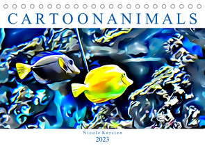 Cartoonanimals (Tischkalender 2023 DIN A5 quer) von Kersten,  Nicole