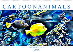 Cartoonanimals (Wandkalender 2023 DIN A2 quer) von Kersten,  Nicole