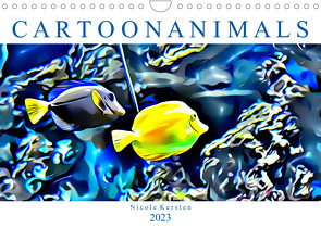 Cartoonanimals (Wandkalender 2023 DIN A4 quer) von Kersten,  Nicole