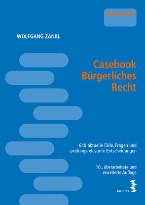 Casebook Bürgerliches Recht von Zankl,  Wolfgang