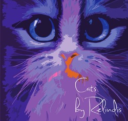 Cats by Relindis von Colomb,  Gloria