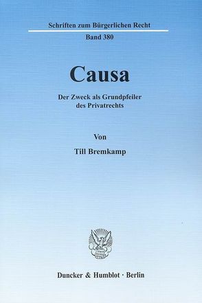 Causa. von Bremkamp,  Till