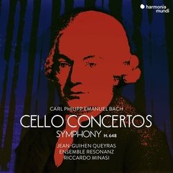 Cellokonzerte von Bach,  Carl Philipp Emanuel, Queyras,  Jean-Guihen