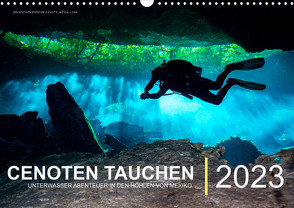 Cenoten Tauchen (Wandkalender immerwährend DIN A3 quer) von Hubo - feel4nature,  Christian