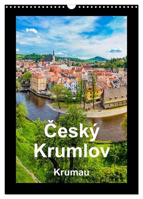 Cesky Krumlov Krumau (Wandkalender 2024 DIN A3 hoch), CALVENDO Monatskalender von aguja,  aguja