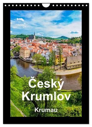 Cesky Krumlov Krumau (Wandkalender 2024 DIN A4 hoch), CALVENDO Monatskalender von aguja,  aguja