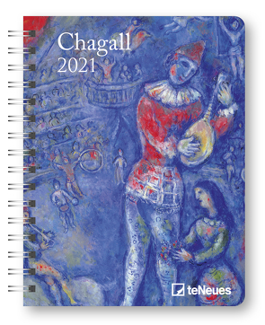 Chagall 2021 – Diary – Buchkalender – Taschenkalender – Kunstkalender – 16,5×21,6 von Chagall,  Marc