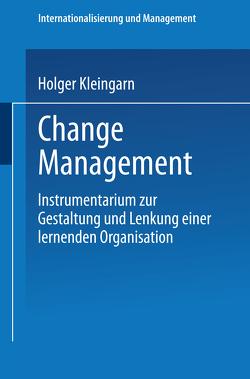 Change Management von Kleingarn,  Holger