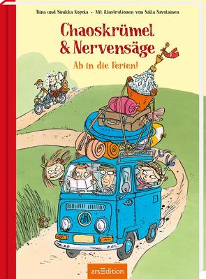 Chaoskrümel & Nervensäge – Ab in die Ferien! (Chaoskrümel & Nervensäge 2) von Küddelsmann,  Tanja, Nopola,  Sinikka, Nopola,  Tiina, Savolainen,  Salla