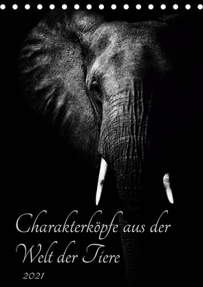 Charakterköpfe aus der Welt der Tiere (Tischkalender 2021 DIN A5 hoch) von und Holger Karius,  Kirsten