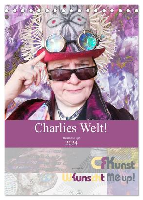 Charlies Welt! (Tischkalender 2024 DIN A5 hoch), CALVENDO Monatskalender von Rose Kane,  Charlie