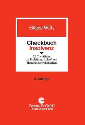 Checkbuch Insolvenz von Häger,  Michael, Wilts,  Rainer