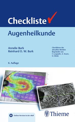 Checkliste Augenheilkunde von Burk,  Annelie, Burk,  Reinhard