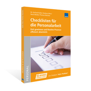 Checklisten für die Personalarbeit von Koller,  Gerhard, Merz,  Andreas, Mettler,  René, Wachter,  Thomas