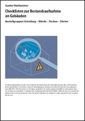 Checklisten zur Bestandsaufnahme an Gebäuden von Hankammer,  Gunter