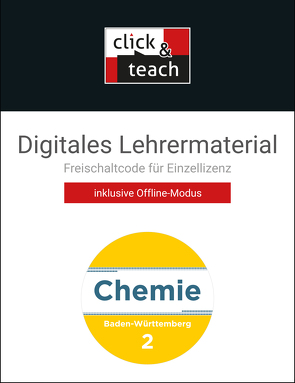 Chemie Baden-Württemberg – neu / Chemie BW click & teach 2 Box von Bohrmann-Linde,  Claudia, Colberg,  Frank, Degner,  Thomas, Eberhardt,  Sandra, Faas,  Stefanie, Hoffmann,  Antje, Jäger,  Hans-Jürgen, Kern,  Michaela, Kohn,  Thomas, Krüger,  Jochen, Lässle,  Miriam, Meuter,  Nico, Schneiderhan,  Klaus, Tausch,  Michael