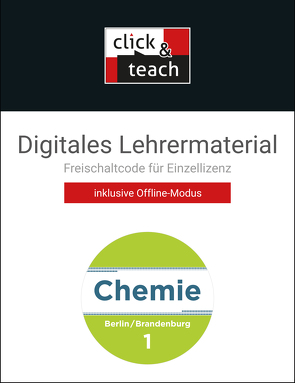 Chemie neu Berlin/Brandenburg / Chemie BE/BB click & teach 1 Box von Bohrmann-Linde,  Claudia, Heldt,  Nina, Jachan,  Matthias, Jung,  Tobias, Karohs,  Marianne, Karus,  Christian, Kröger,  Simone, Krüger,  Klaus-Dieter, Siehr,  Ilona, Woller,  Jochen