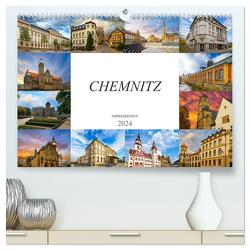 Chemnitz Impressionen (hochwertiger Premium Wandkalender 2024 DIN A2 quer), Kunstdruck in Hochglanz von Meutzner,  Dirk