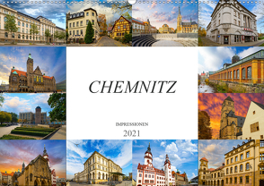 Chemnitz Impressionen (Wandkalender 2021 DIN A2 quer) von Meutzner,  Dirk