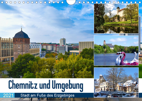 Chemnitz und Umgebung (Wandkalender 2021 DIN A4 quer) von Huschka u.a.,  Klaus-Peter