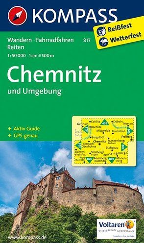 KOMPASS Wanderkarte 817 Chemnitz und Umgebung 1:50.000 von KOMPASS-Karten GmbH