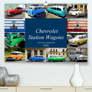 Chevrolet Station Wagons – US-Kombis der Fünfziger Jahre (Premium, hochwertiger DIN A2 Wandkalender 2020, Kunstdruck in Hochglanz) von von Loewis of Menar,  Henning