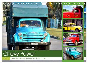 CHEVY POWER – Amerikanische Pickup Trucks in Kuba (Wandkalender 2024 DIN A4 quer), CALVENDO Monatskalender von von Loewis of Menar,  Henning