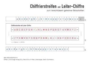 Chiffrierstreifen mit Leiterchiffre von Lichtenberger,  Peter