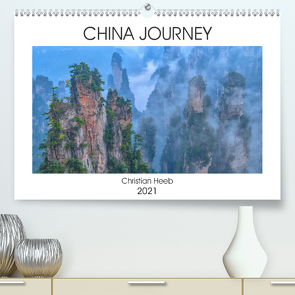 China Journey (Premium, hochwertiger DIN A2 Wandkalender 2021, Kunstdruck in Hochglanz) von Heeb,  Christian