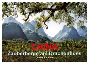 CHINA – Zauberberge am Drachenfluss (Wandkalender 2024 DIN A2 quer), CALVENDO Monatskalender von Kuczinski,  Rainer