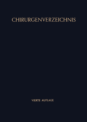 Chirurgenverzeichnis von Hübner,  Arthur