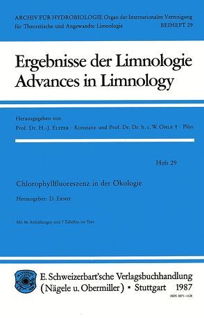 Chlorophyllfluoreszenz in der Ökologie von Ernst,  D