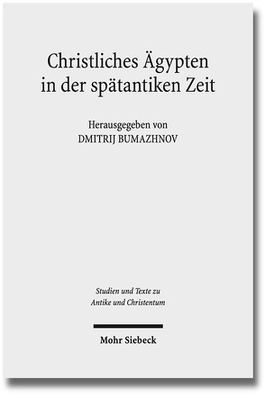 Christliches Ägypten in der spätantiken Zeit von Bumazhnov,  Dmitrij