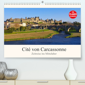 Cite von Carcassonne – Zeitreise ins Mittelalter (Premium, hochwertiger DIN A2 Wandkalender 2022, Kunstdruck in Hochglanz) von LianeM