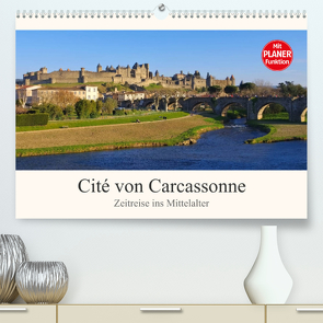 Cite von Carcassonne – Zeitreise ins Mittelalter (Premium, hochwertiger DIN A2 Wandkalender 2023, Kunstdruck in Hochglanz) von LianeM